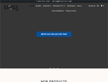 Tablet Screenshot of mossled.com